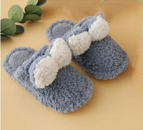 DUE MELE - Pantofole/Ciabatte Donna Inverno Tessuto Felpato Morbido Con Suola In Gomma