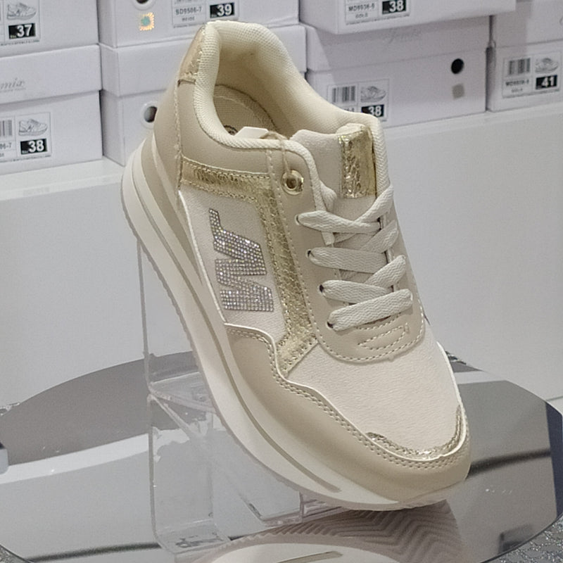 JOMIX Sneakers Donna Casual Eleganti Sportive Zeppa Scarpedoo