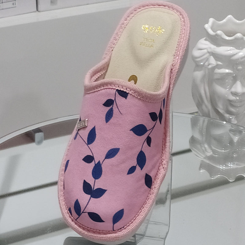 Ciabò 1099/DANA - Pantofole Ciabatte Invernali Donna // Plantare In Vera Pelle // Made In Italy // Suola In Gomma No Flessibile
