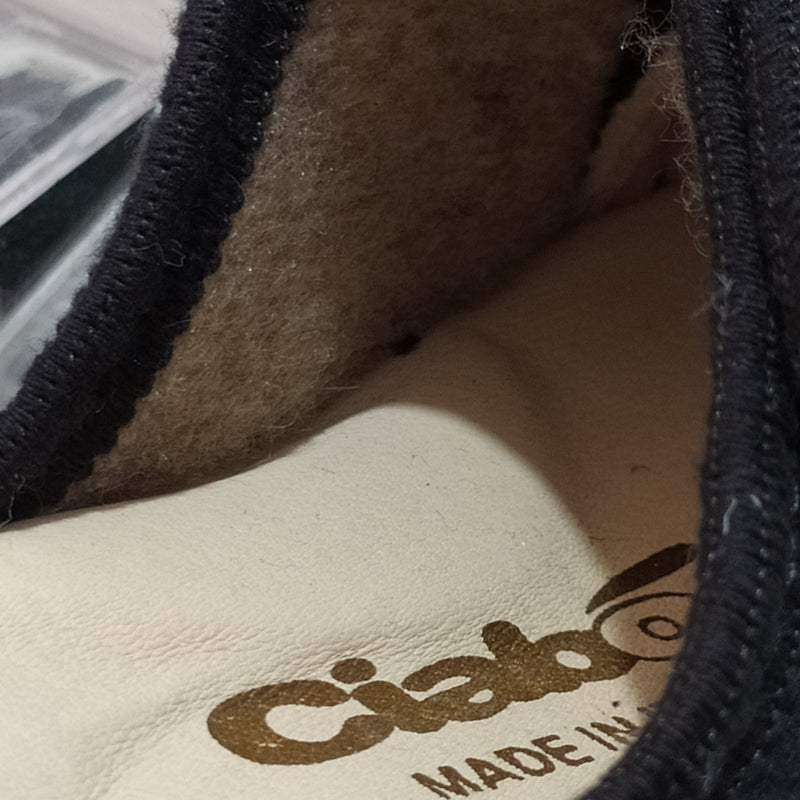 Ciabò 1099/198 - Pantofole Ciabatte Invernali Donna // Plantare In Vera Pelle // Made In Italy // Suola In Gomma No Flessibile