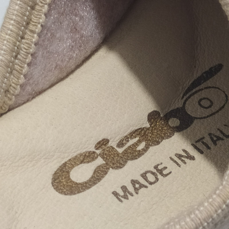Ciabò LIRA/4053 - Pantofole Ciabatte Invernali Donna // Plantare In Vera Pelle // Made In Italy // Suola In Gomma No Flessibile