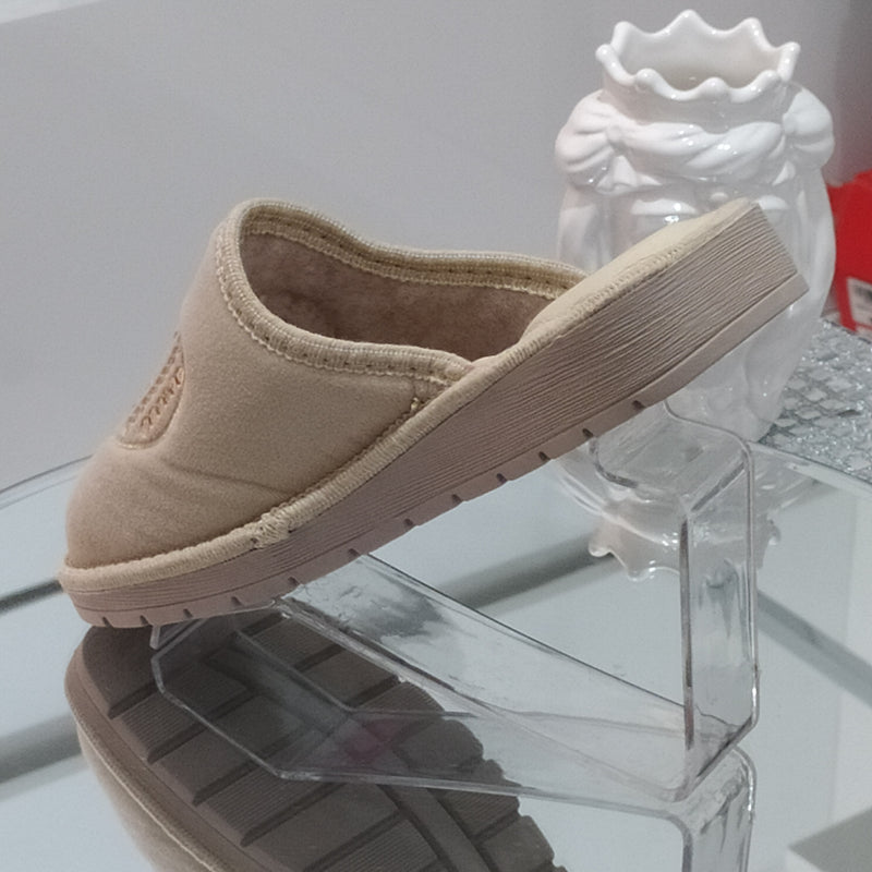 Ciabò LIRA/4055 - Pantofole Ciabatte Invernali Donna // Plantare In Vera Pelle // Made In Italy // Suola In Gomma No Flessibile