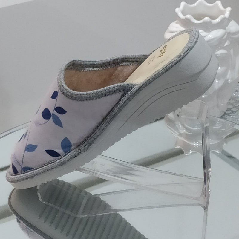 Ciabò 1099/DANA - Pantofole Ciabatte Invernali Donna // Plantare In Vera Pelle // Made In Italy // Suola In Gomma No Flessibile