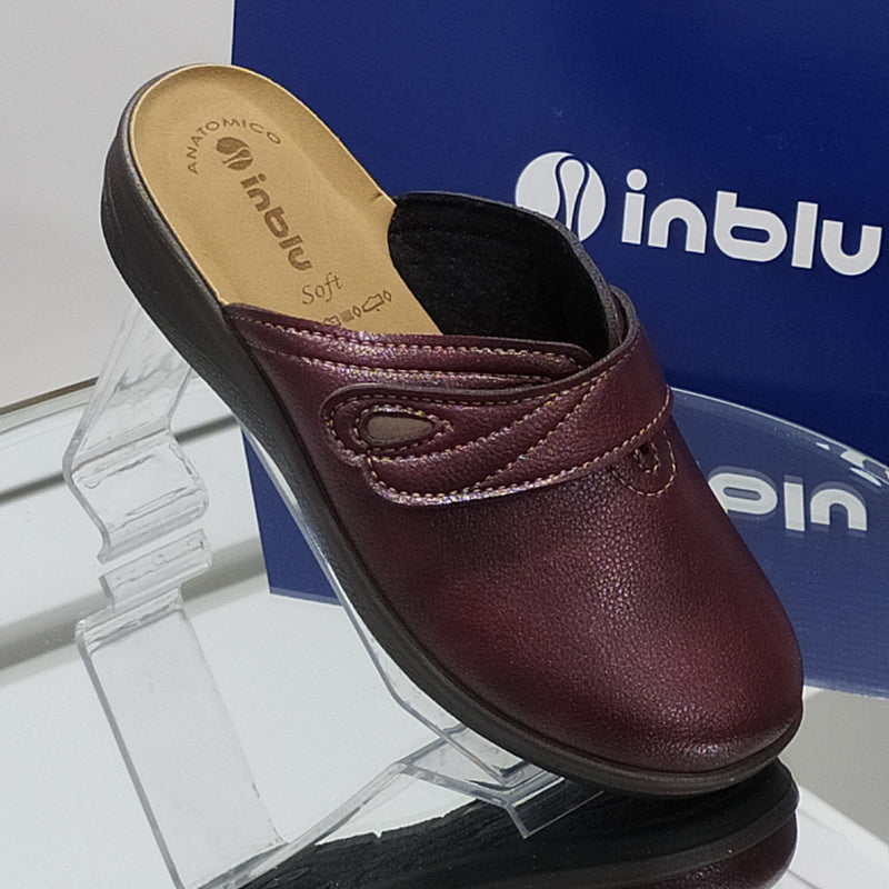 INBLU - Pantofole Ciabatte Invernali // Strappo Regolabile // Plantare Versione SOFT