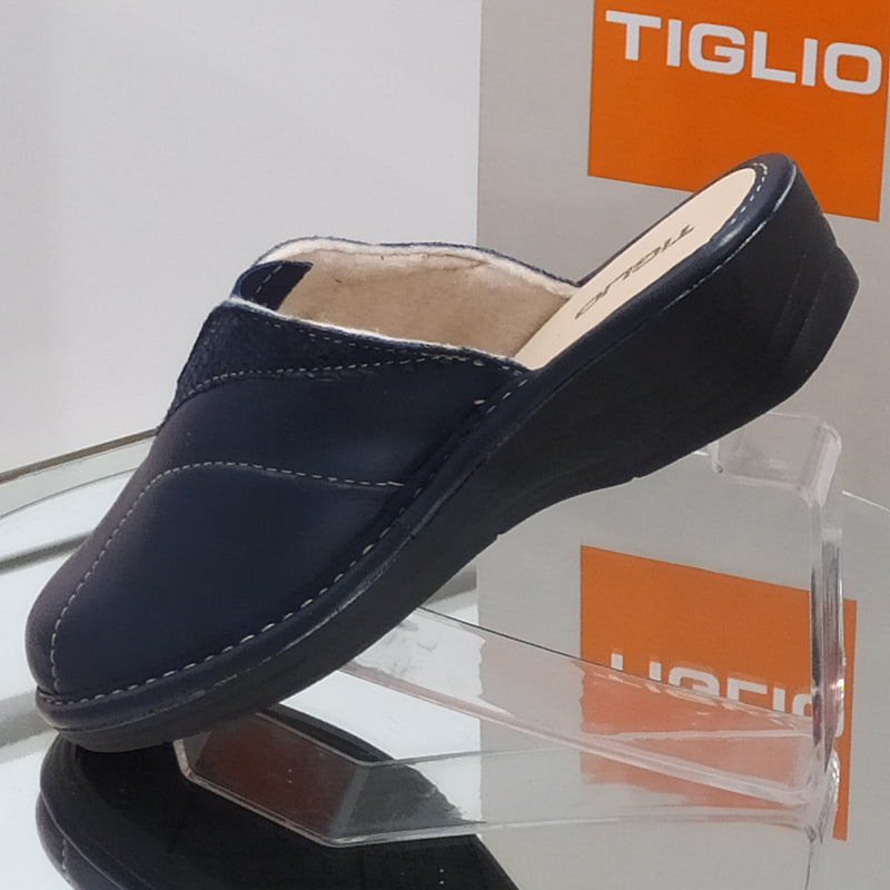 TIGLIO - Pantofole/Ciabatte Invernali Donna// Elastico Centrale // Suola In Gomma
