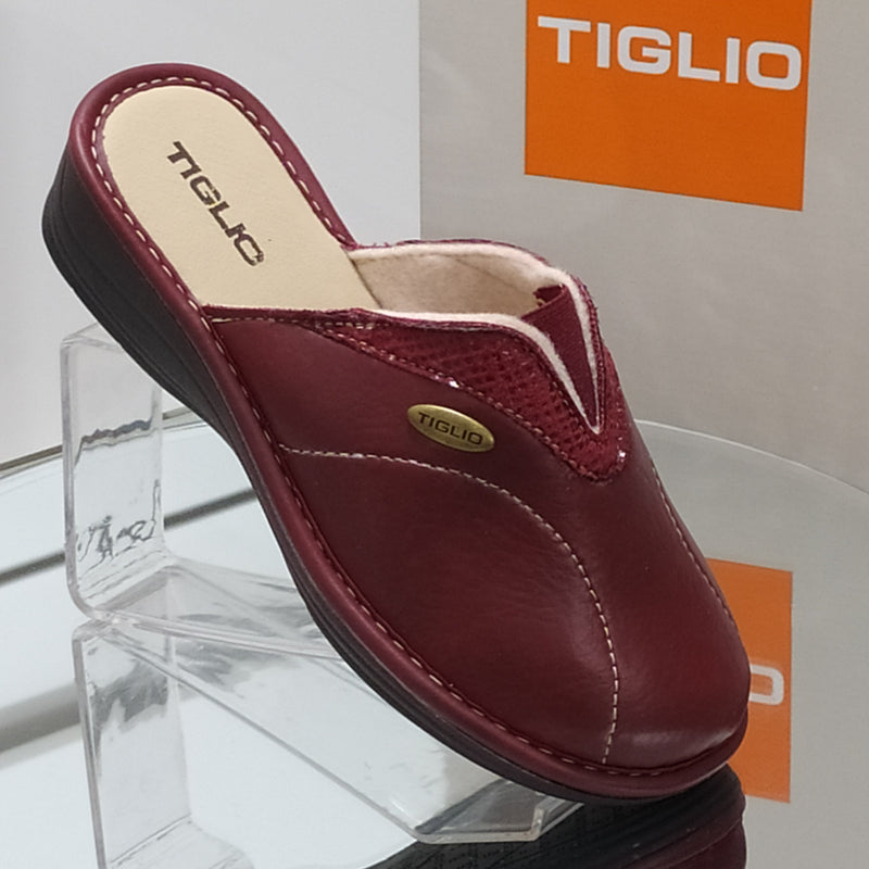 TIGLIO Pantofole Ciabatte Invernali Donna Elastico Centrale Suo Scarpedoo