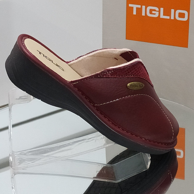 TIGLIO - Pantofole/Ciabatte Invernali Donna// Elastico Centrale // Suola In Gomma