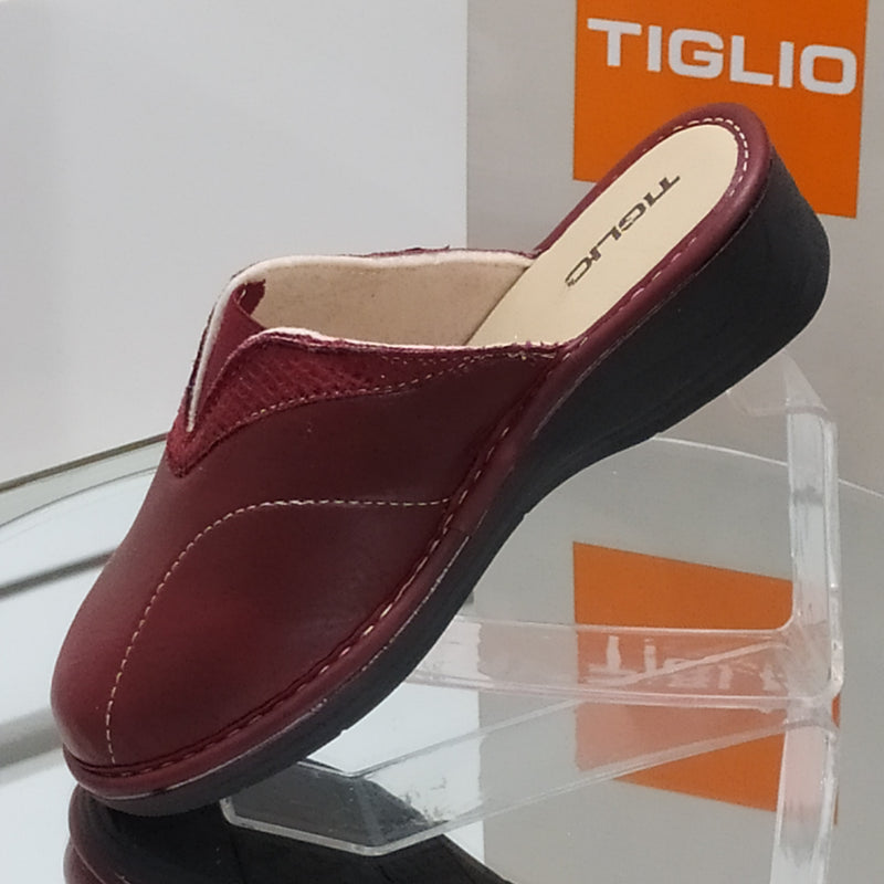 TIGLIO - Pantofole/Ciabatte Invernali Donna// Elastico Centrale // Suola In Gomma