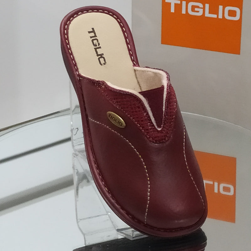 TIGLIO - Pantofole/Ciabatte Invernali Donna// Elastico Centrale // Suola In Gomma