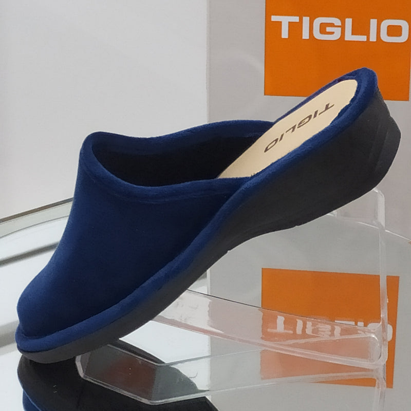 TIGLIO - Pantofole/Ciabatte Invernali Donna// Tomaia Felpata // Suola In Gomma