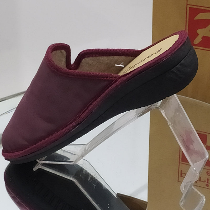 PATRIZIA AZZI - Pantofole/Ciabatte Invernali Donna // Tomaia In Similpelle // Suola In Gomma No Flessibile