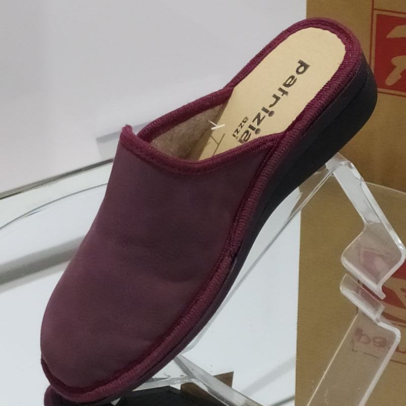 PATRIZIA AZZI - Pantofole/Ciabatte Invernali Donna // Tomaia In Similpelle // Suola In Gomma No Flessibile