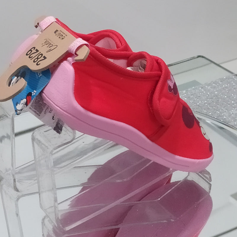 DISNEY - Ciabatte Pantofole Bambina Con Strappo Regolabile Fantasia Minnie