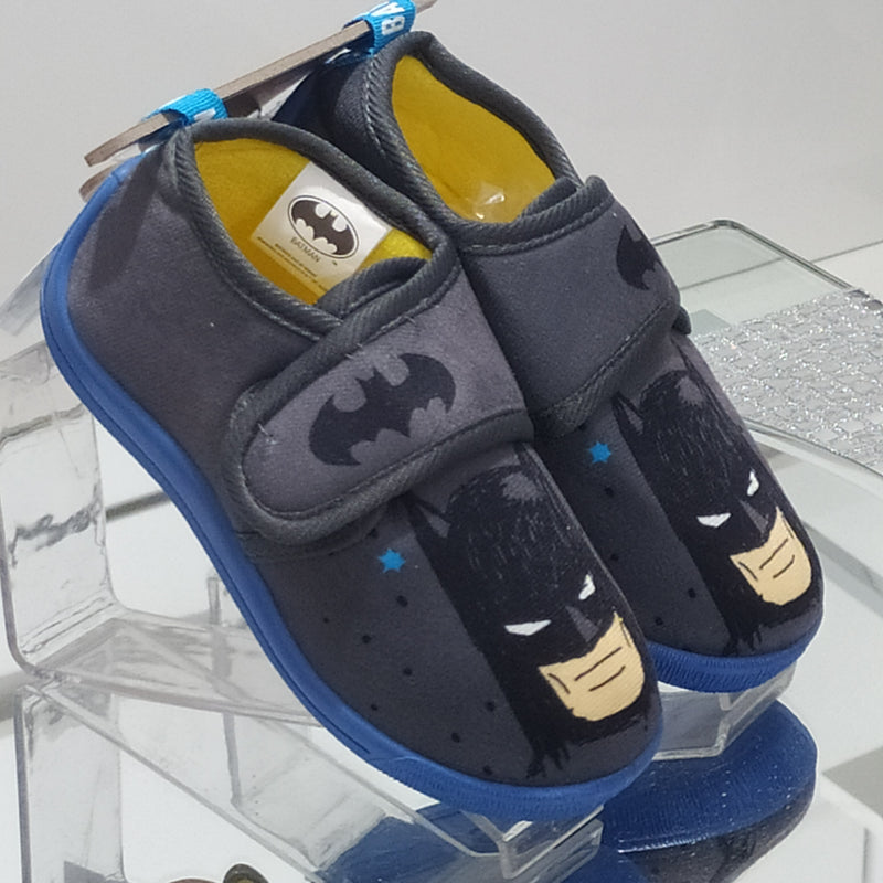 BATMAN - Ciabatte Pantofole Bambino Con Strappo Regolabile Fantasia Batman