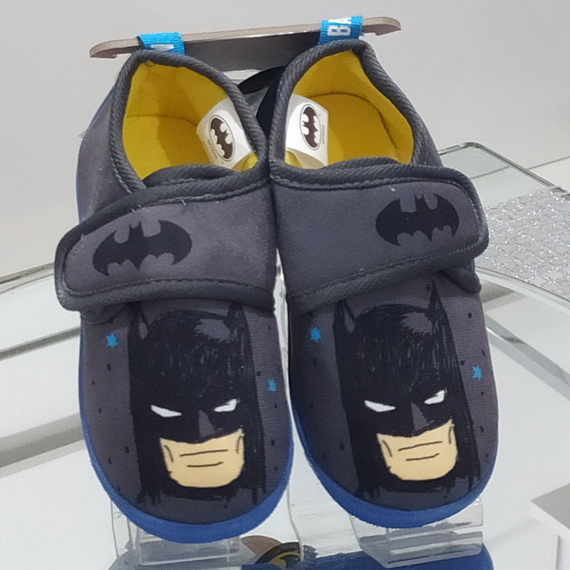 BATMAN - Ciabatte Pantofole Bambino Con Strappo Regolabile Fantasia Batman