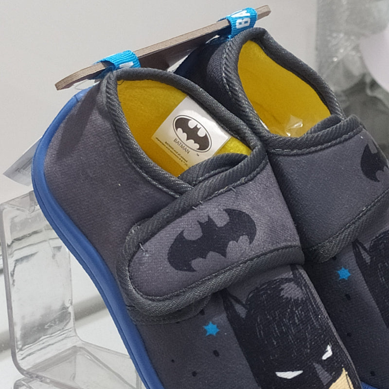 BATMAN - Ciabatte Pantofole Bambino Con Strappo Regolabile Fantasia Batman
