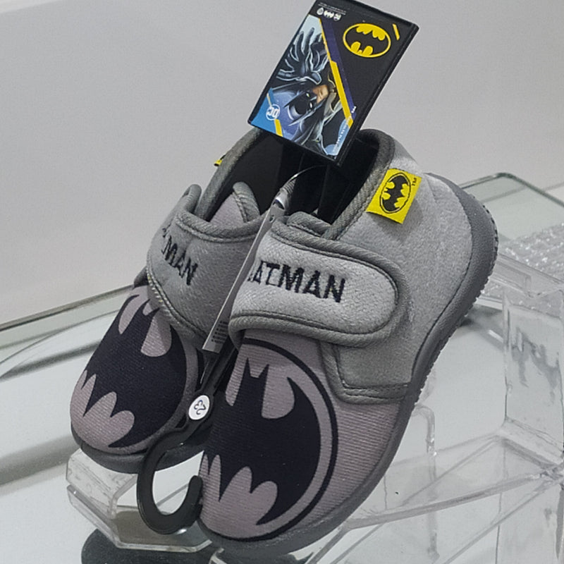 BATMAN - Ciabatte Pantofole Bambino Con Strappo Regolabile Fantasia Batman