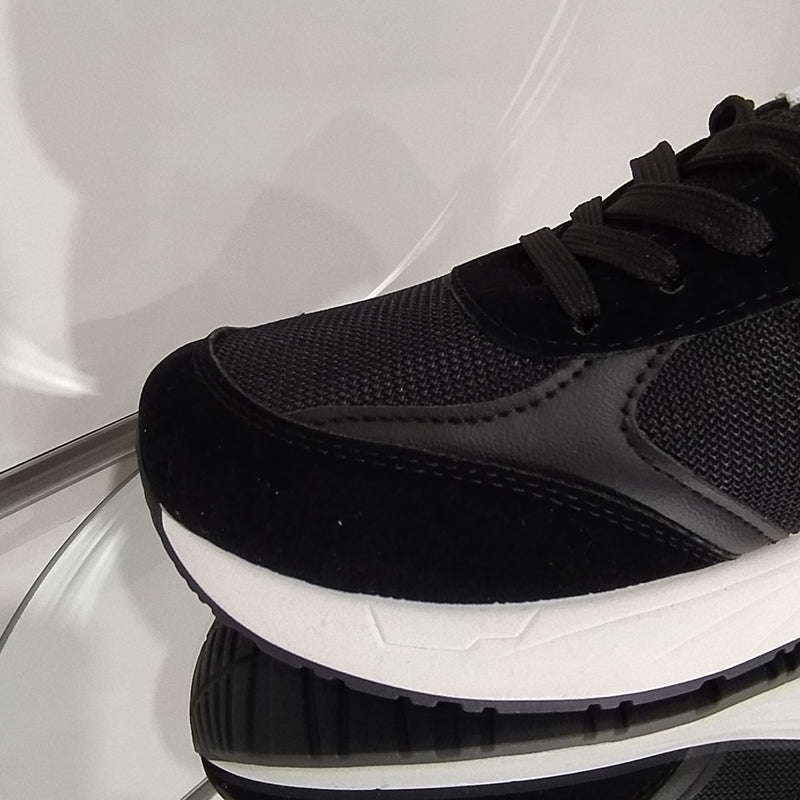 Leerd - Sneakers Uomo Casual In Similpelle e Tessuto