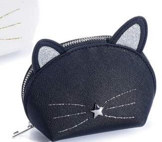 Simpatico Astuccio Gatto Con Nasino a ⭐Stella⭐...(L. 12Cm)(H.8,5Cm)(P.4,5Cm)