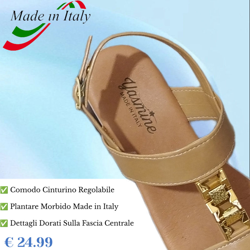 Sandali Zeppa Made in Italy