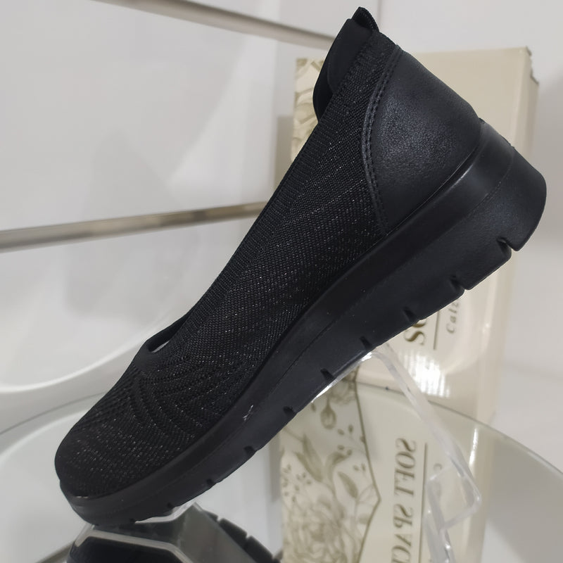 Soft Space - Scarpe Donna In Morbido Tessuto Modello Linea Comoda