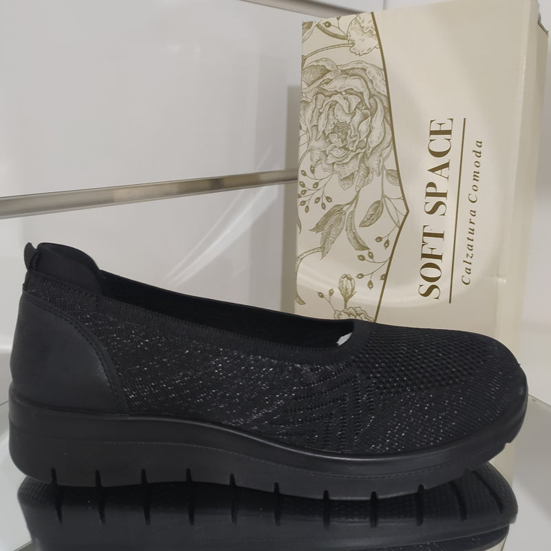 Soft Space - Scarpe Donna In Morbido Tessuto Modello Linea Comoda