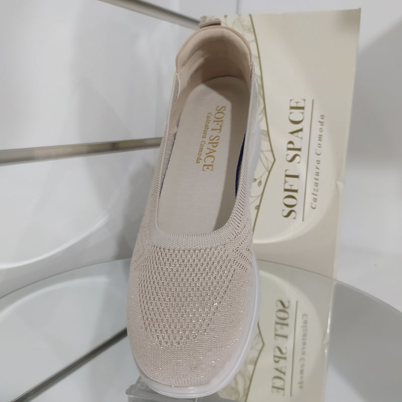 Soft Space - Scarpe Donna In Morbido Tessuto Modello Linea Comoda