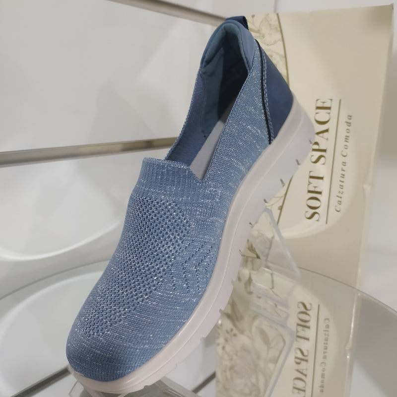 Soft Space - Scarpe Donna In Morbido Tessuto Modello Linea Comoda