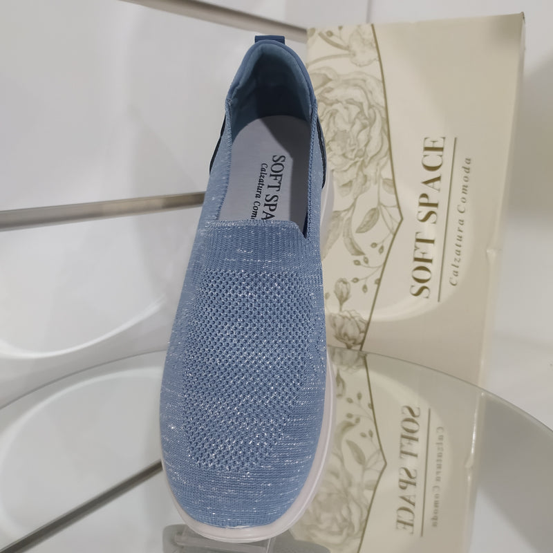 Soft Space - Scarpe Donna In Morbido Tessuto Modello Linea Comoda