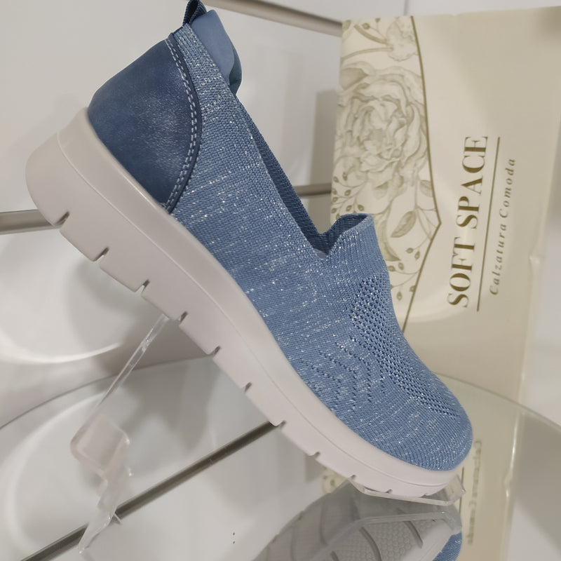 Soft Space - Scarpe Donna In Morbido Tessuto Modello Linea Comoda