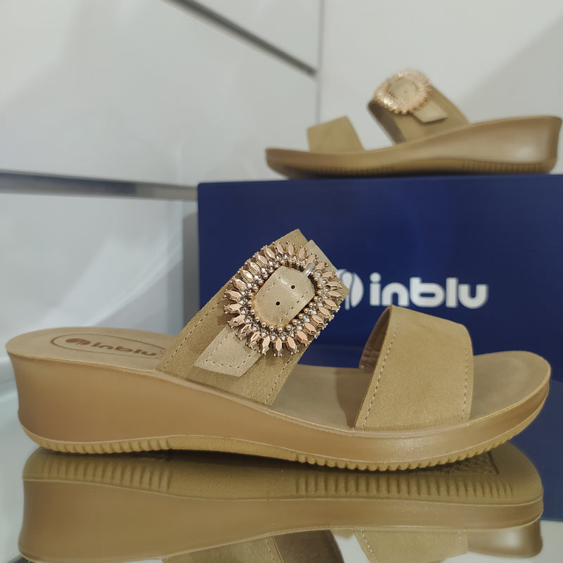 INBLU - Sandalo Estate a Doppie Fasce Art SE000014