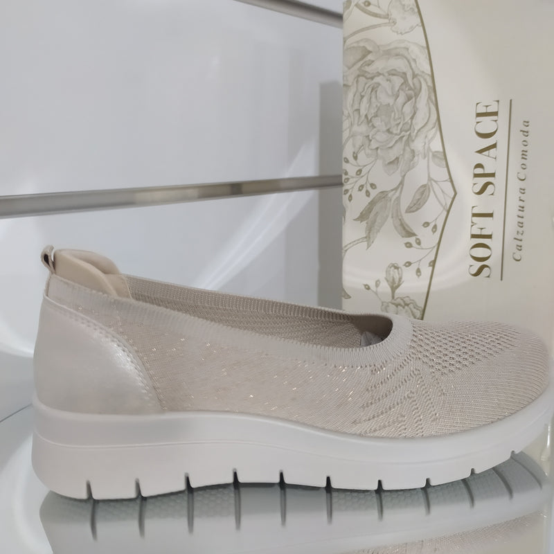 Soft Space - Scarpe Donna In Morbido Tessuto Modello Linea Comoda
