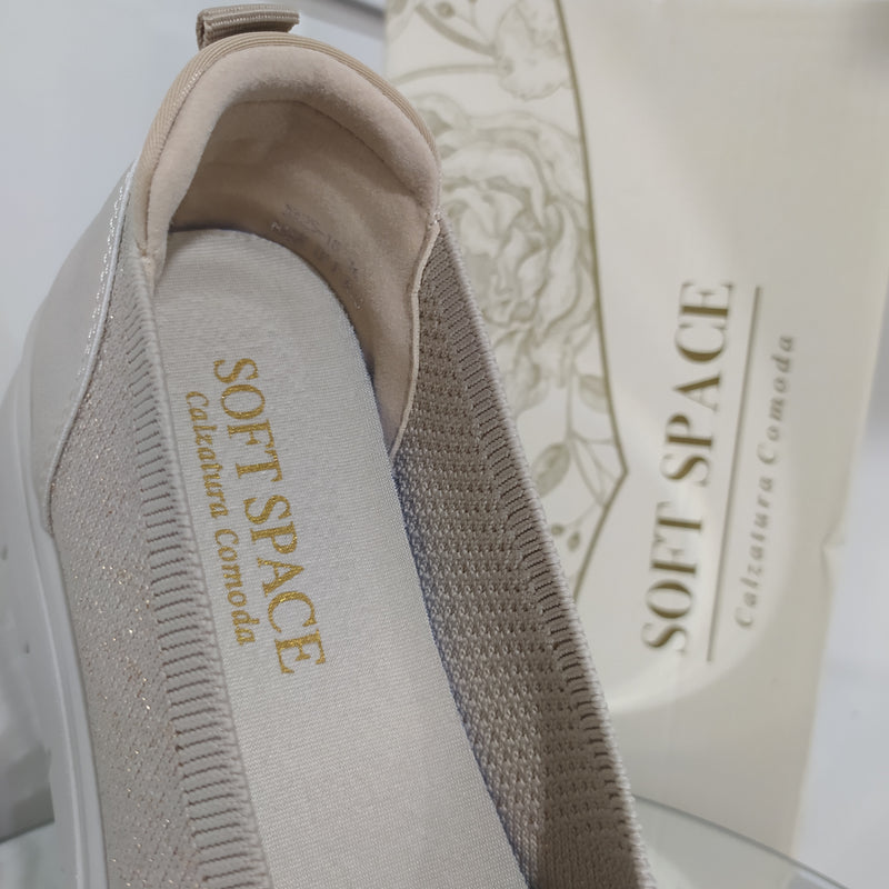 Soft Space - Scarpe Donna In Morbido Tessuto Modello Linea Comoda