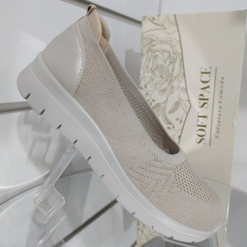 Soft Space - Scarpe Donna In Morbido Tessuto Modello Linea Comoda