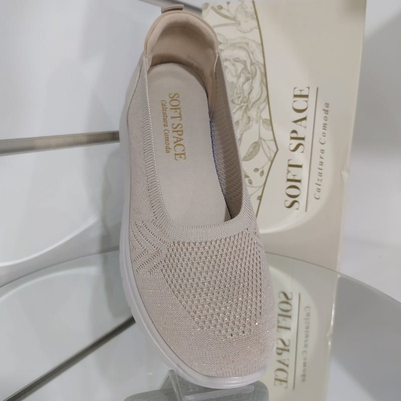 Soft Space - Scarpe Donna In Morbido Tessuto Modello Linea Comoda