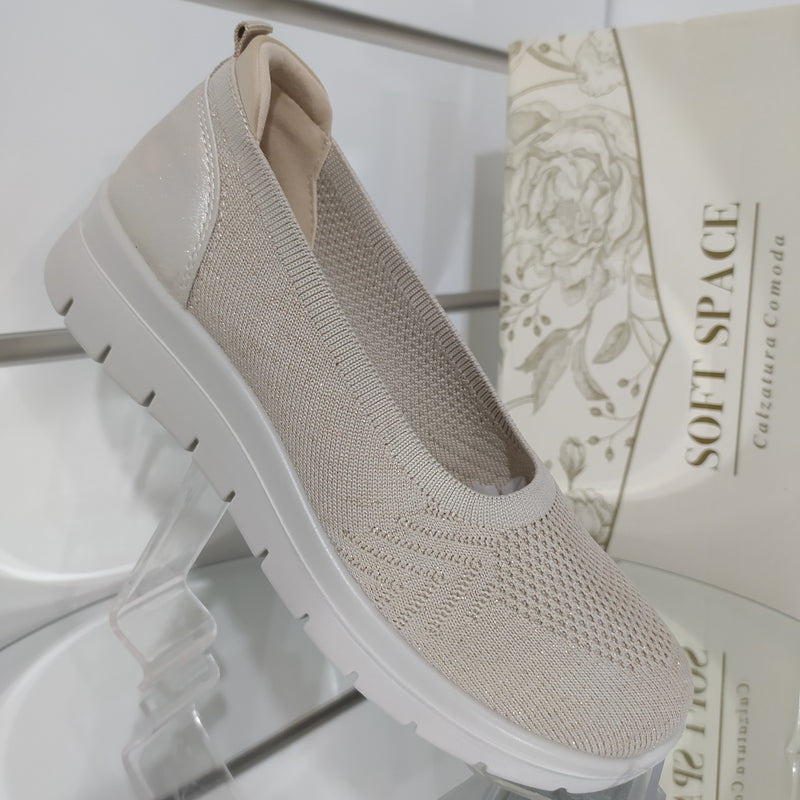 Soft Space - Scarpe Donna In Morbido Tessuto Modello Linea Comoda