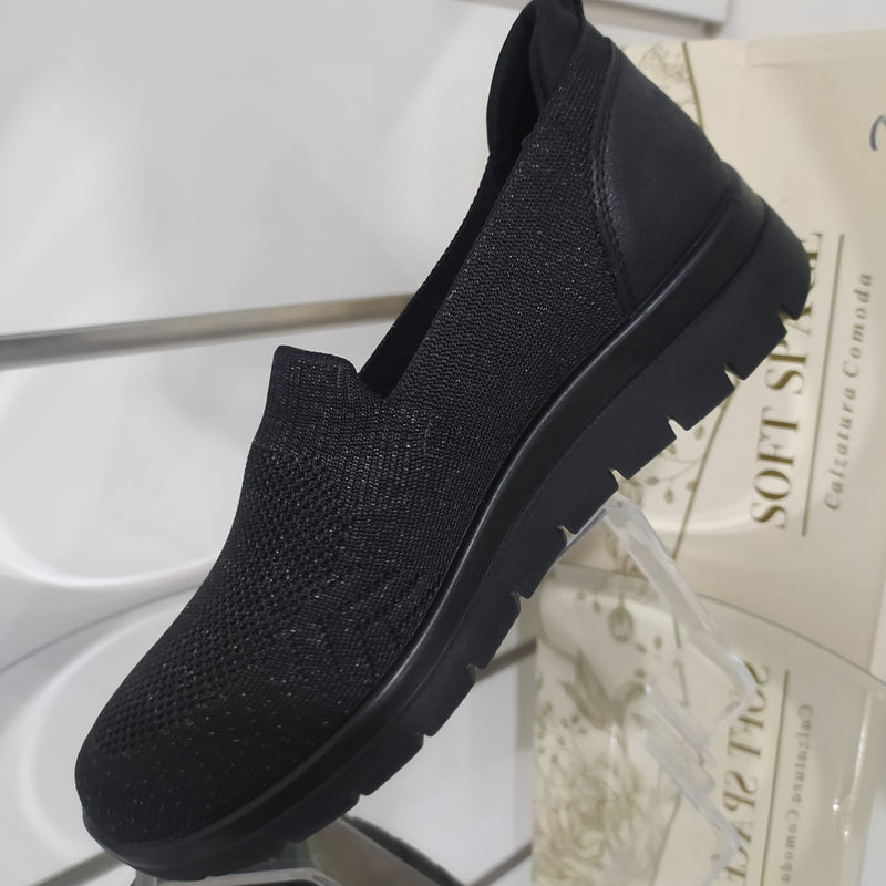 Soft Space - Scarpe Donna In Morbido Tessuto Modello Linea Comoda